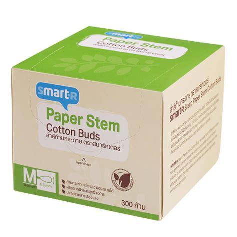 Smarter Paper Stem Cotton Buds Size M Pcs