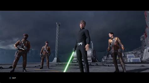 Star Wars Battlefront Luke Skywalker Gameplay Youtube