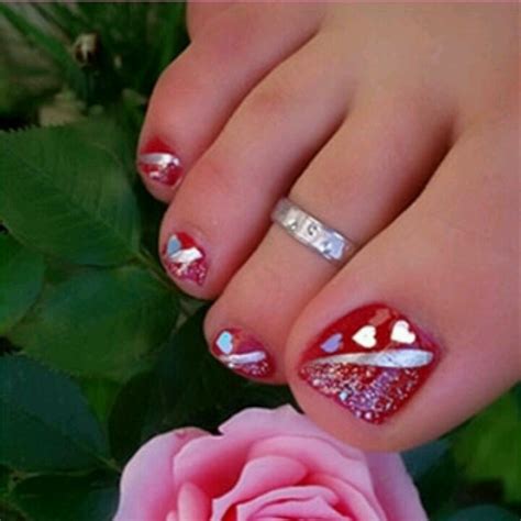 Heart Toes Toenail Art Designs Toe Nail Designs Cute Toe Nails