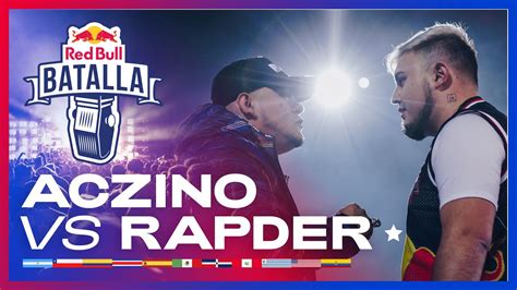 Aczino Vs Rapder Semifinal Red Bull Batalla Internacional