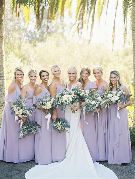 Purple Bridesmaids Dresses You Can Shop Online Wedding Journal