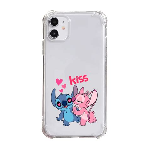 Funda Huawei Disney Stich Kiss La Casa Del M Vil