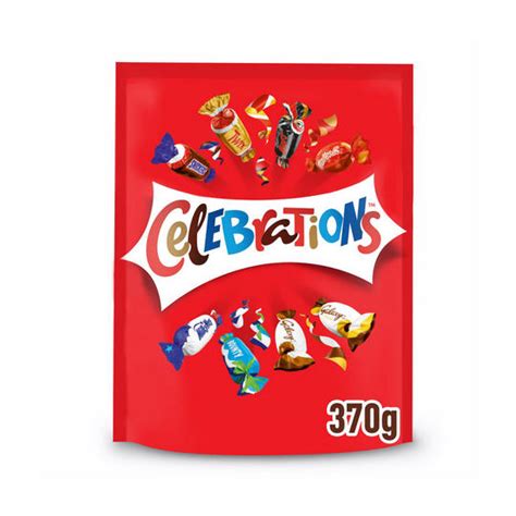 Celebrations Milk Chocolate Mini Chocolate And Biscuit Bars Sharing Pouch