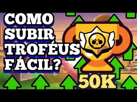 COMO SUBIR TROFÉUS FÁCIL NO BRAWLSTARS OBS SEM PRECISAR JOGAR