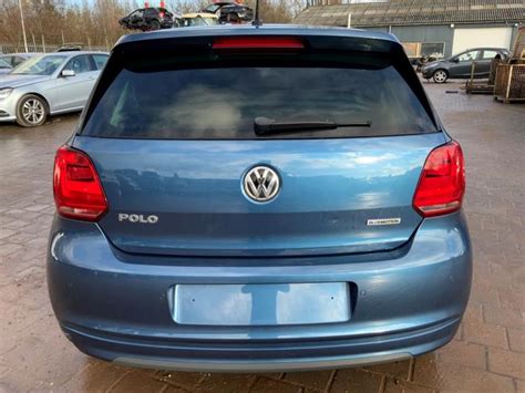 Volkswagen Polo V Tsi V Bluemotion Salvage Vehicle Blue