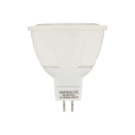 Ampoule Led Spot Culot Gu5 3 Conso 7w Eq 50w 620 Lumens Blanc