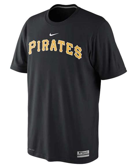 Lyst Nike Men S Short Sleeve Pittsburgh Pirates Dri Fit T Shirt In Black For Men