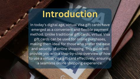 PPT Step By Step Guide How To Use A Virtual Visa Gift Card PowerPoint