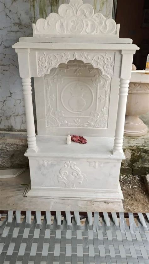 Designer White Marble Temple Design Antique Size X Cm At Rs