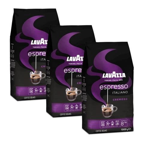 LAVAZZA Espresso Italiano Cremoso 3 X 1 Kg Kawa Ziarnista Niskie Ceny