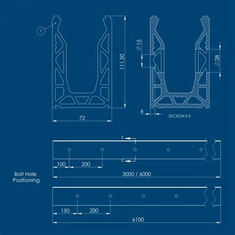 POSIglaze Silver Brushed Side Drilled Channel Kit Pure Vista Ltd