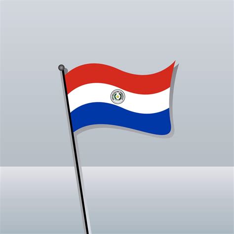 Illustration Of Paraguay Flag Template 13372373 Vector Art At Vecteezy