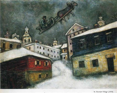 Russian village, 1929 - Marc Chagall - WikiArt.org