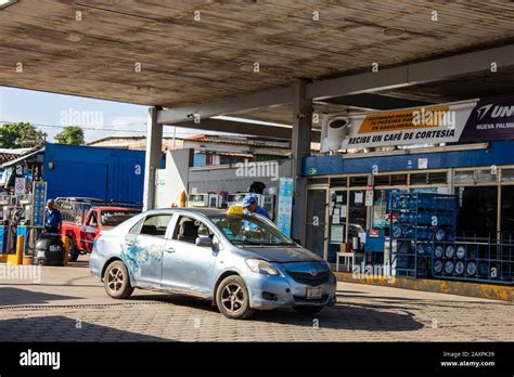 UNO Gas Station, Granada, Nicaragua Stock Photo - Alamy