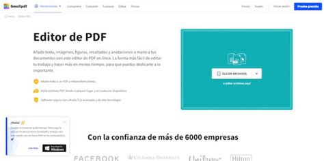 Mejores Webs Para Editar Un Pdf Online Y Gratis