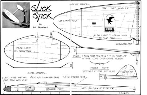 Woodwork Balsa Glider Blueprint Pdf Plans