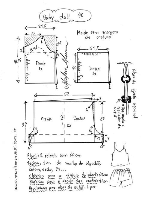 Moldes De Pijamas Para Imprimir Gratuitamente