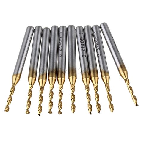 G Pcs Mm Titanium Coated Carbide Pcb Jewelry Tools Cnc Drill