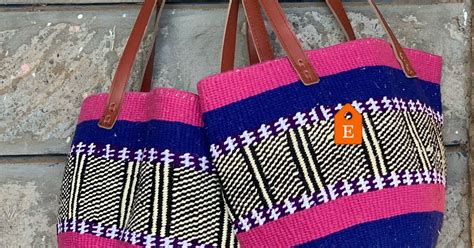 African Sisal Bag Sisal Basket Kiondo Handbag Beach Bag Etsy Bags