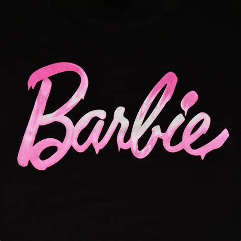 Barbie - Melted Logo T-Shirt black | Elbenwald