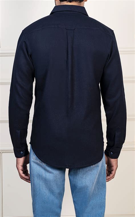 casual shirt dark navy