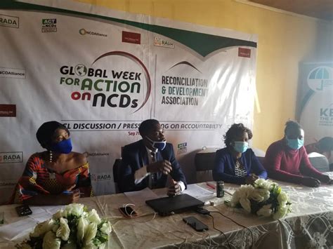 Reconciliation And Development Association Spearheads Fight Against Non Communicable Diseases