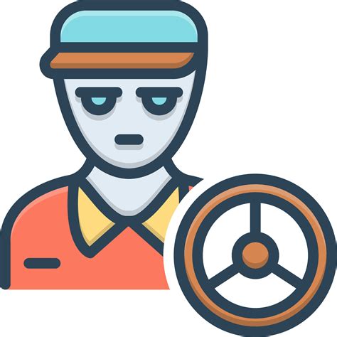 color icon  driver  vector art  vecteezy