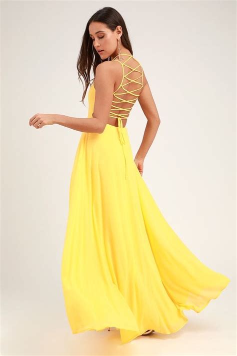 Strappy To Be Here Yellow Maxi Dress Yellow Maxi Dress Yellow Maxi