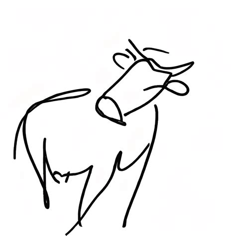 Minimalistic Animal Line Drawing · Creative Fabrica