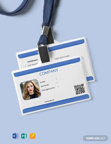 23 Company Id Card Templates In Ai Word Pages Psd Publisher