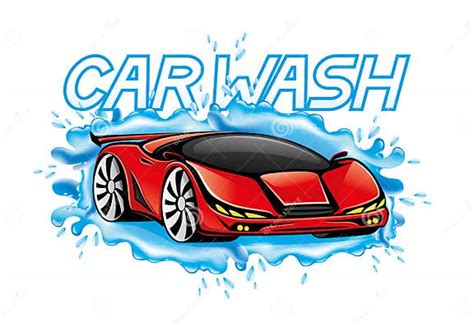 Car Wash Sign Stock Vector Illustration Of Automobile 87850151