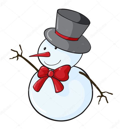 Snowman — Stock Vector © Interactimages 13925354