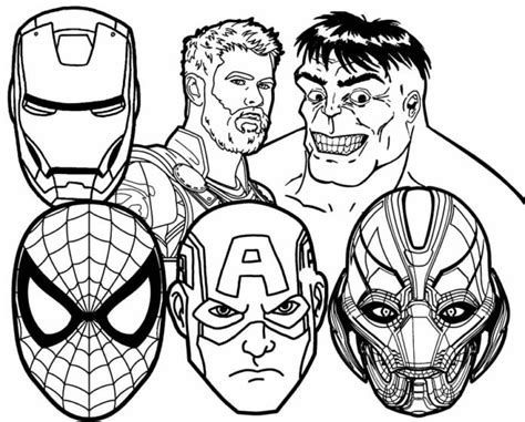 Os Vingadores Colorir - Desenhos dos Vingadores para Colorir e Imprimir - Aprender a Desenhar