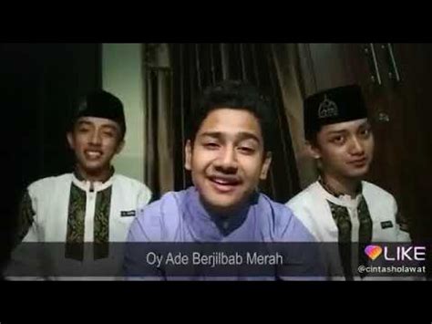 Oy Adek Berjilbab Ungu Sholawat YouTube