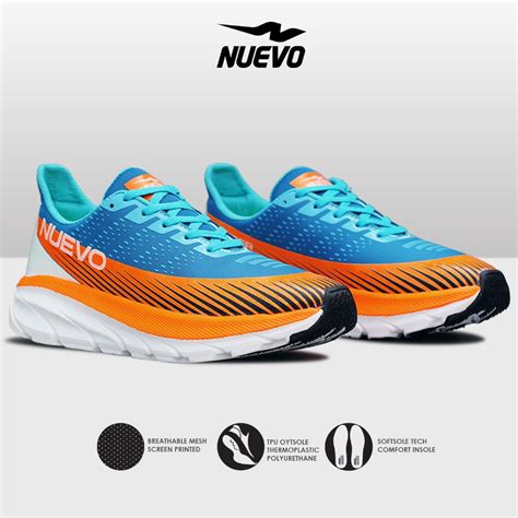 Jual NUEVO Sepatu Sneakers Olahraga Running Lari Sport Pria Nuevo