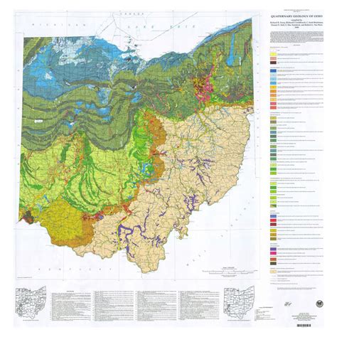 Quaternary Geology Of Ohio Map Ohio Department Of Natural Resources