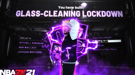 GLASS CLEANING LOCKDOWN BUILD NBA 2K21 BEST GLASS CLEANING LOCKDOWN