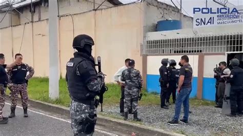 Intento de fuga de tres reclusos en la cárcel de Machala El Oro