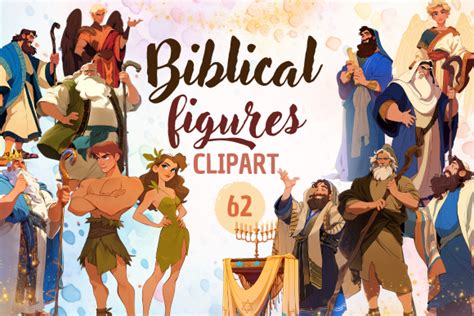 Biblical Figures Clipart Graphic by Sahad Stavros Studio · Creative Fabrica