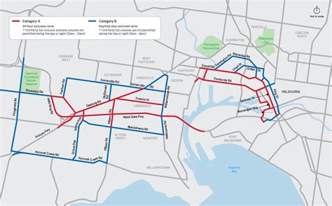 Road Work Exclusion Zones Vicroads