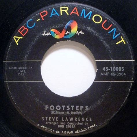 Steve Lawrence - Footsteps (1960, Vinyl) | Discogs