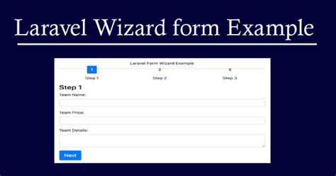 Laravel Livewire Wizard Multi Step Form Tutorial Off