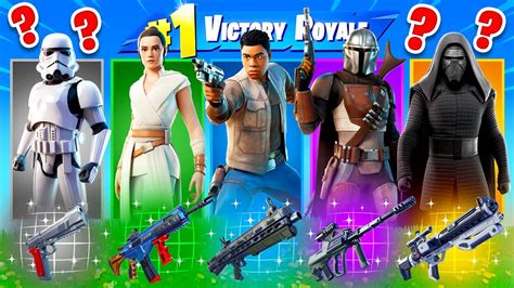 SKIN STAR WARS ALÉATOIRE CHALLENGE Défi FORTNITE Battle Royale Saison