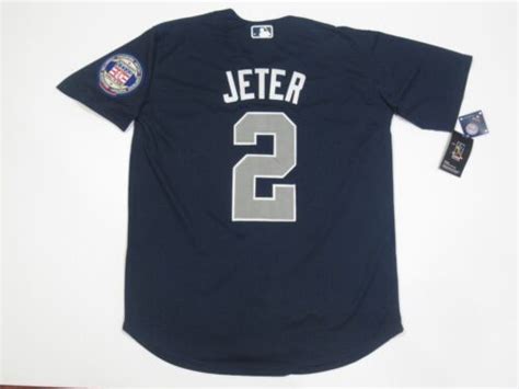 Derek Jeter 2 New York Yankees 2020 Hall Of Fame Induction Jersey Navy