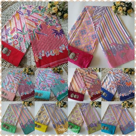 Jual Kain Batik Lurik Kombinasi Batik Warna Pastel Batik Printing Lurik