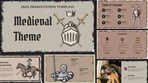 Medieval Theme PowerPoint Presentation Template & Google Slides Theme - EaTemp