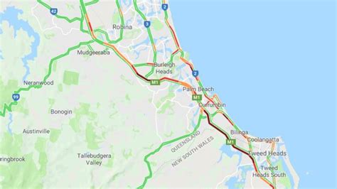 Gold Coast Traffic Heavy Congestion On The M1 For More Than 30km