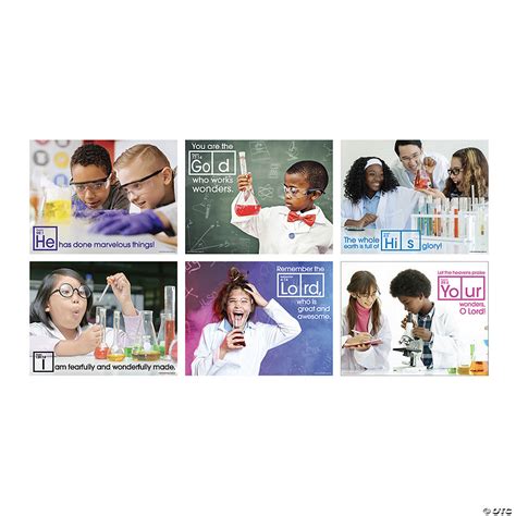 Science Vbs Poster Set 6 Pc Oriental Trading