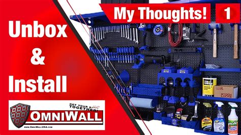 Omni Wall Usa Unboxing And Install Pt Garage Wall Tool