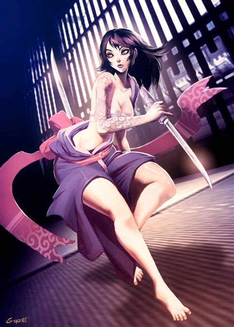 Karima Kunoichi By Genzoman Female Ninja Were Classified As Part Of